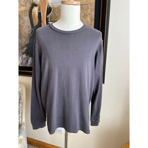 Men's paa Gray Long Sleeve Heavy knit Tee XL